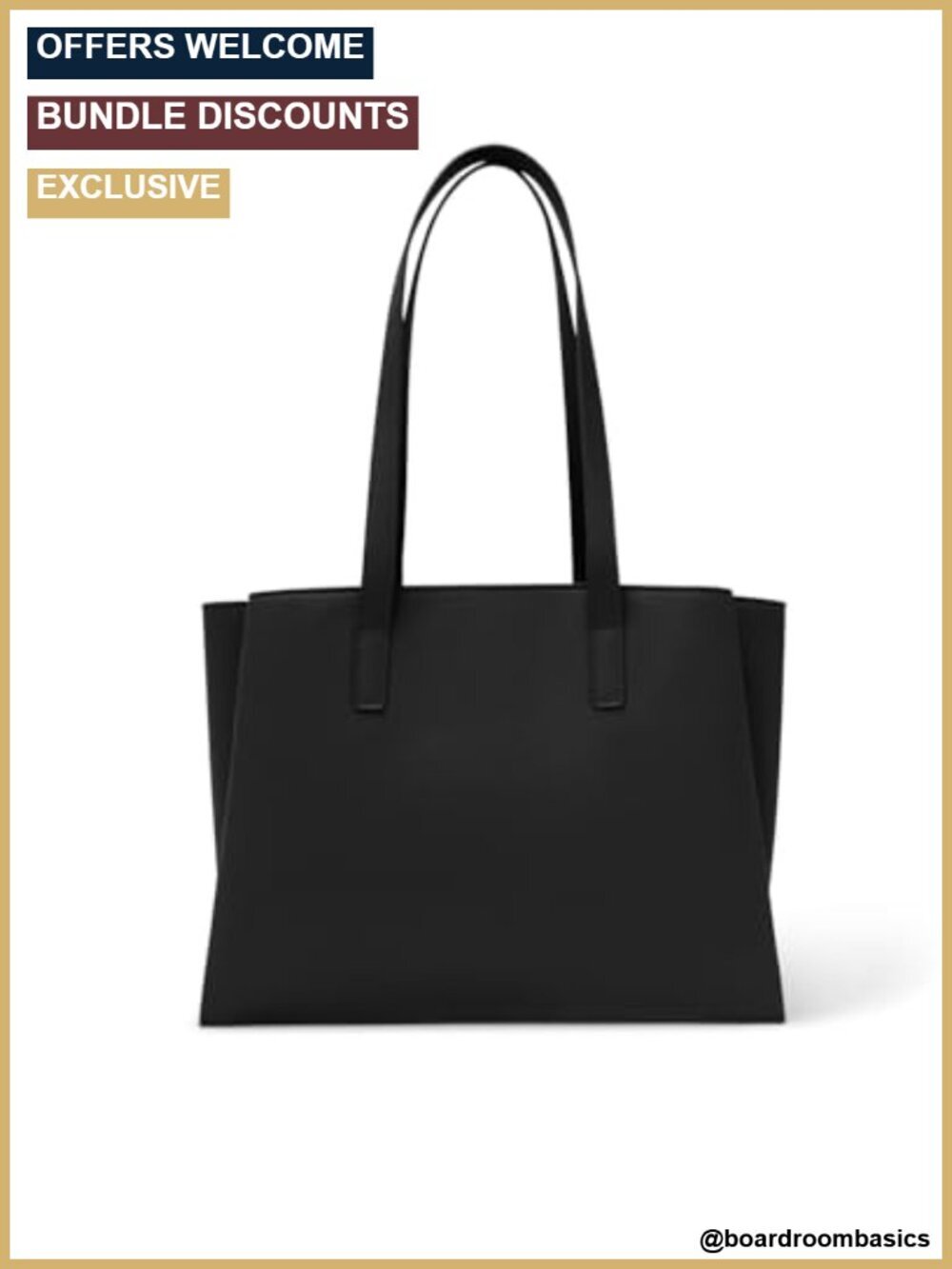 PU Leather Work Tote Bag for Women 14 Inch Laptop